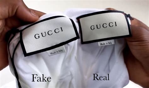 fake gucci t shirt vs real